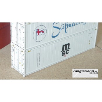 C-RAIL 40ft Kühlcontainer Container Reefer MSC H0